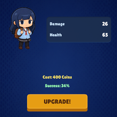 Guardian upgrade screen