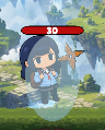 Guardian protected by Shield during battle