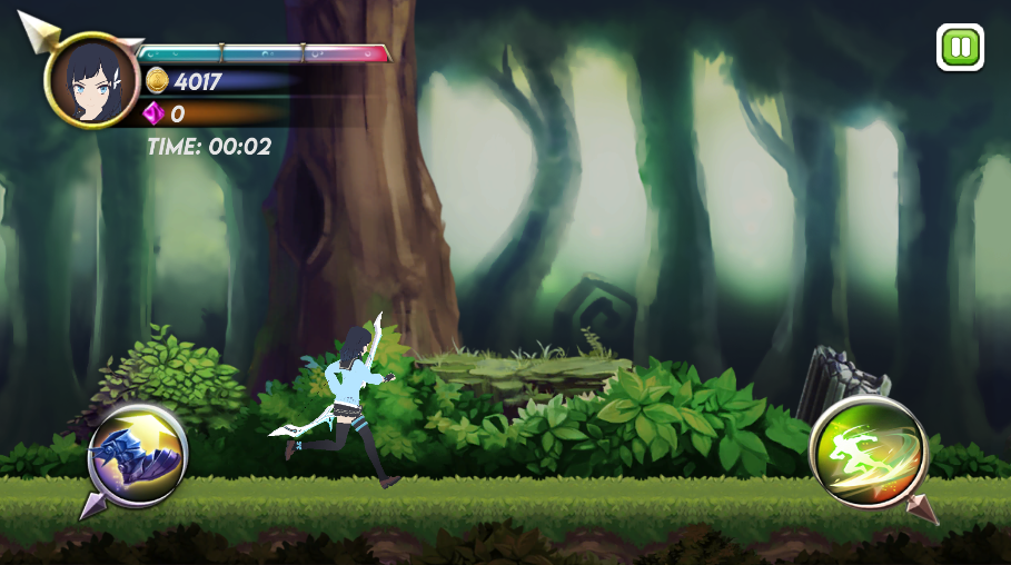 Guardian Rush jump and slide controls